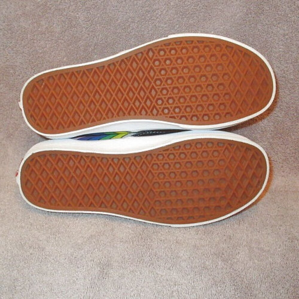 Vans Refract Rainbow Sneakers Size 6.5 Pride Lace Up Colorful Skater Shoe NEW - Picture 10 of 10
